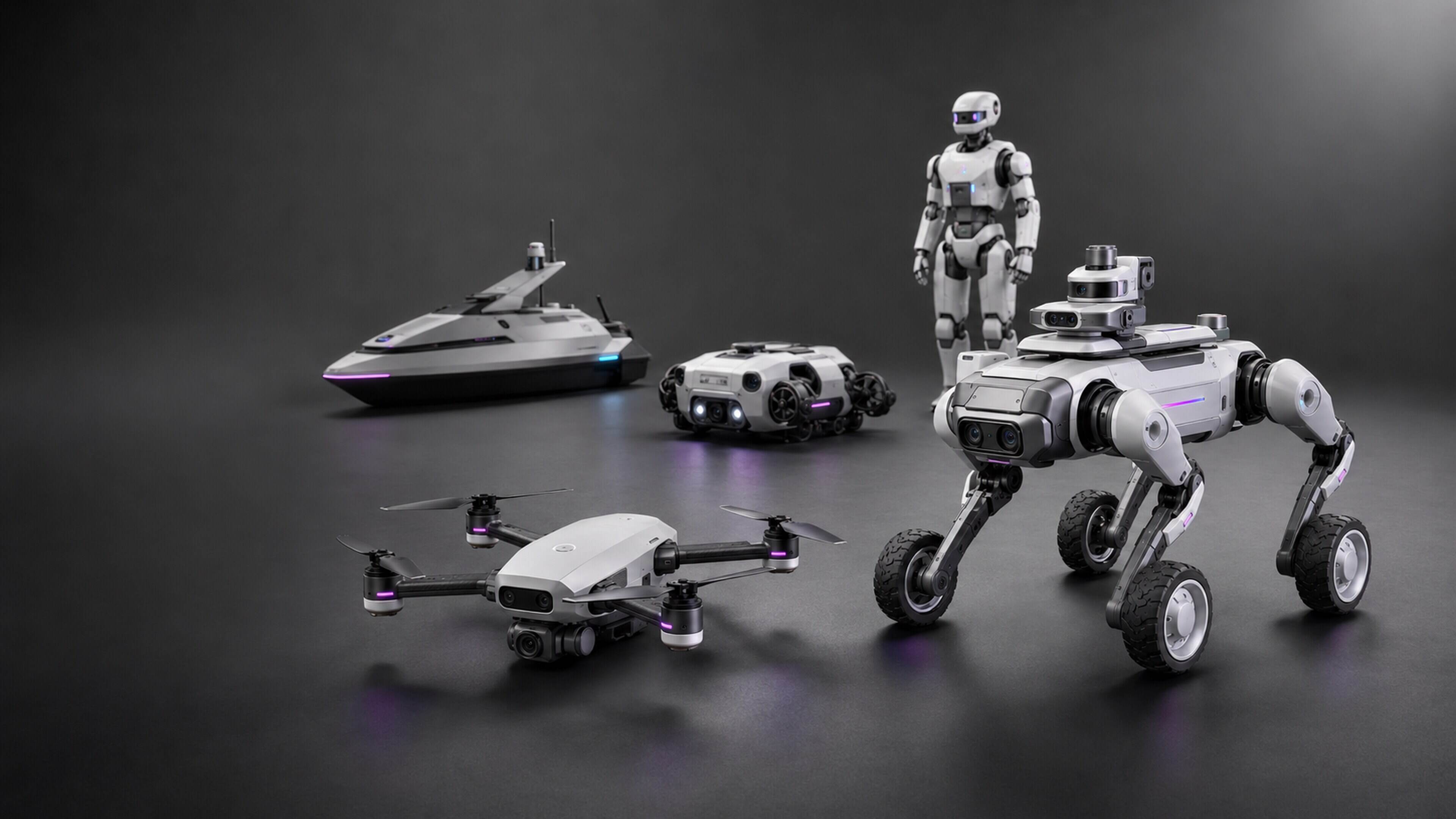 Concept family of air, ground, surface, subsea and humanoid field systems